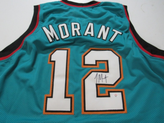 Ja Morant of the Memphis Grizzlies signed autographed basketball jersey PAAS COA 867