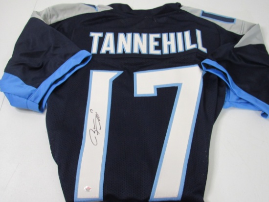 Ryan Tannehill of the Tennessee Titans signed autographed football jersey PAAS COA 478