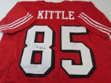 George Kittle of the San Francisco 49ers signed autographed football jersey PAAS COA 406