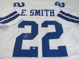 Emmitt Smith of the Dallas Cowboys signed autographed football jersey PAAS COA 884