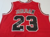 Michael Jordan of the Chicago Bulls signed autographed basketball jersey ERA COA 996