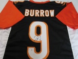 Joe Burrow of the Cincinnati Bengals signed autographed football jersey PAAS COA 058