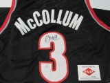 CJ McCollum of the Portland Trailblazers signed autographed basketball jersey PAAS COA 490