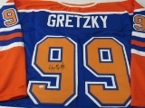 Wayne Gretzky of the Edmonton Oilers signed autographed hockey jersey PAAS COA 430