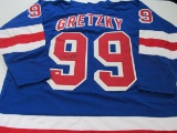 Wayne Gretzky of the NY Rangers signed autographed hockey jersey PAAS COA 030