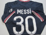 Leo Messi signed autographed soccer jersey PAAS COA 471