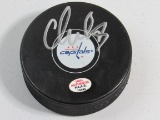 Alexander Ovechkin of the Washington Captitals signed autographed hockey puck PAAS COA 545
