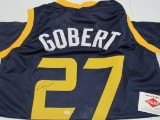 Rudy Gobert of the Utah Jazz signed autographed basketball jersey PAAS COA 819