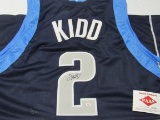 Jason Kidd of the Dallas Cowboys signed autographed basketball jersey PAAS COA 491
