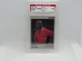 Michael Jordan Chicago Bulls 1991 Star Promo #5 graded PAAS NM-Mint 8.5