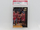Michael Jordan Bulls 1996 Topps Stadium Club Golden Moments #GM3 graded PAAS Gem Mint 9.5