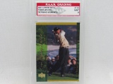 Tiger Woods 2001 Upper Deck Defining Moments #124 graded PAAS Mint 9