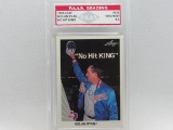 Nolan Ryan Rangers 1990 Leaf No Hit King #265 graded PAAS Gem Mint 9.5