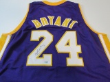 Kobe Bryant of the LA Lakers signed autographed basketball jersey ERA COA 975