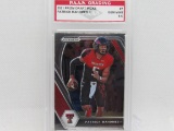 Patrick Mahomes II 2021 Prizm Draft Picks Rookie #7 graded PAAS Gem Mint 9.5