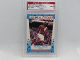 Michael Jordan Bulls 1989 Fleer Sticker All Star #3 graded PAAS NM-MT 8.5