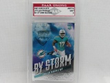 Jaylen Waddle Miami Dolphins 2021 Absolute By Storm Rookie #BST-6 graded PAAS Mint 9