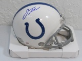 Jonathan Taylor of the Indianapolis Colts signed autographed mini helmet PAAS COA 868