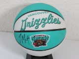 Ja Morant of the Memphis Grizzlies signed autographed mini basketball PAAS COA 506