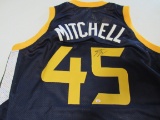 Donovan Mitchell of the Utah Jazz signed autographed basketball jersey PAAS COA 926