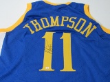 Klay Thompson of the Golden State Warriors signed autographed basketball jersey PAAS COA 946