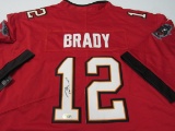 Tom Brady of the Tampa Bay Buccaneers signed autographed football jersey ERA COA 929