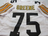 Joe Greene of the Pittsburgh Steelers signed autographed football jersey PAAS COA 247