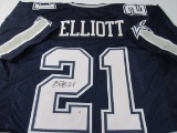 Ezekiel Elliott of the Dallas Cowboys signed autographed football jersey PAAS COA 250