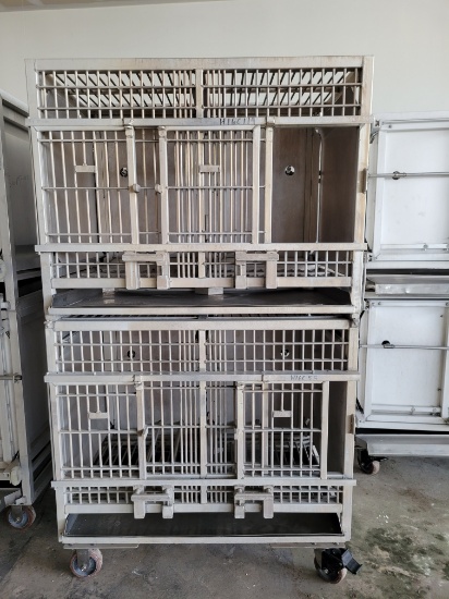 Complete Aluminum Animal Zoo Bird Exotic Animal Rolling Cage