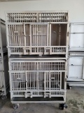 Complete Aluminum Animal Zoo Bird Exotic Animal Rolling Cage