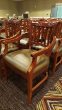 Leather Cushion Occasional Chairs