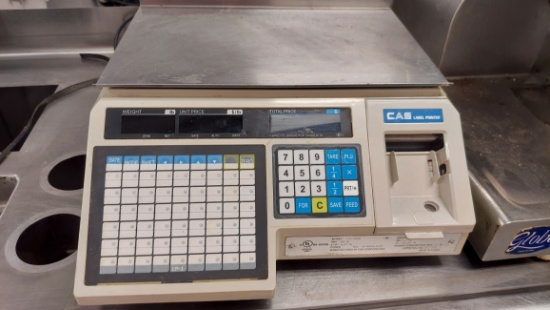 CAS LP-1000 30 Lb Digital Scale And Label Printer