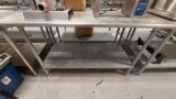 5' S/S Table With Undershelf