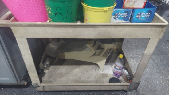 Rolling Utility Cart With Undershelf