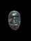 Pre-Columbian Blue Jade Face Bead