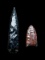 Pair of Obsidian Spear Points