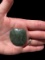 Pre-Columbian Jade Pendant Bead with Face Carving