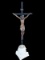 Antique Religious 18th Century Spanish Colonial Crucifix Carving