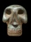 Pre-Columbian Mayan Green Stone Skull