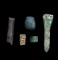 Pre-Columbian Artifacts, Lip Plug, Axe, Stamp and More