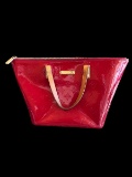 Louis Vuitton Vernis Bellevue PM Red Hand Bag