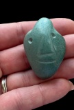 Pre-Columbian Tiza Face Bead Pendant