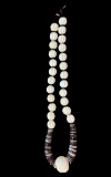Antique Wampum Bead Necklace