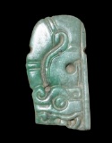 Pre-Columbian Jade Pendant, Relief