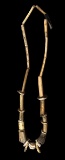 Pre-Columbian Bone and Shell Bead Necklace