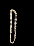 Pre-Columbian Mayan Multi-Color Stone Beads With a High Ridge