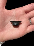 Pre-Columbian Mayan Obsidian Lip Plug