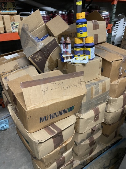 Pallet of Acrylic Paint Galeria