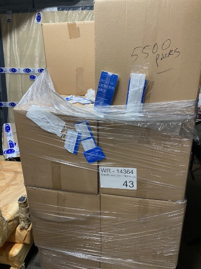One Pallet with 5,500 Personal Protection Packs