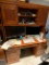 5' Wood Desk With Credenza